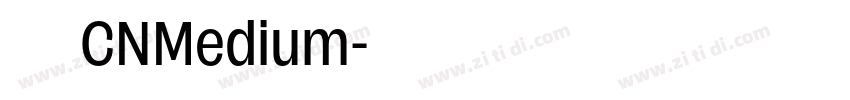 荣耀 CNMedium字体转换